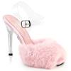 Fabulicious - GALA08FUR Ankle strap sandal - Pink Product image